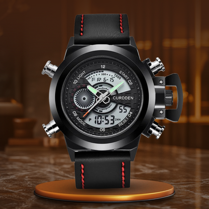 Dual Time Mode Chronograph Watch