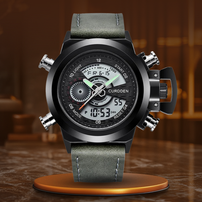 Dual Time Mode Chronograph Watch