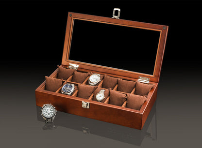 Elegant OBSYSS Wooden Watch Storage Box