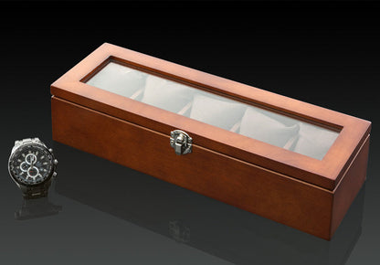 Elegant OBSYSS Wooden Watch Storage Box