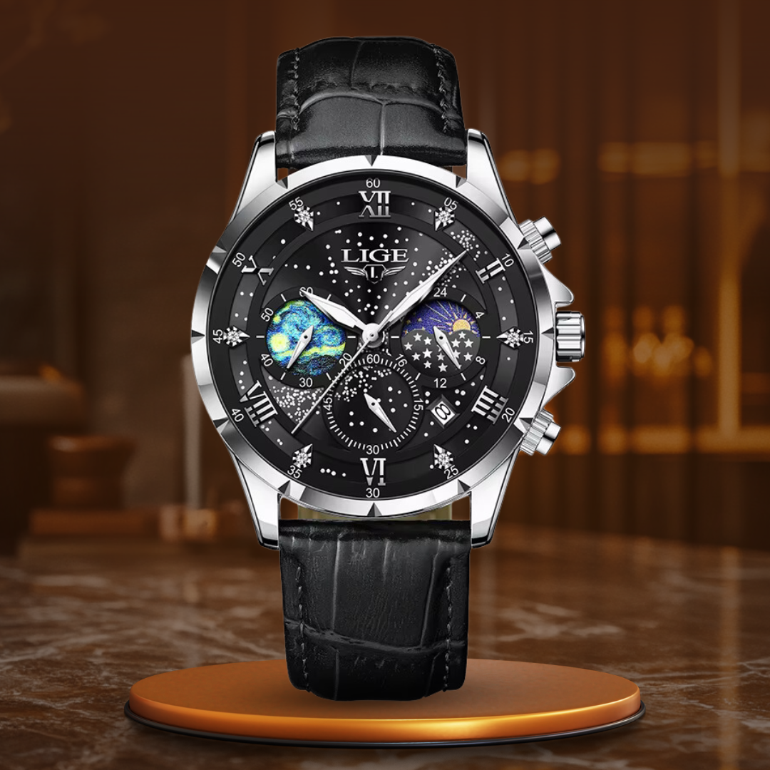 Elegant Moon Phase Watch