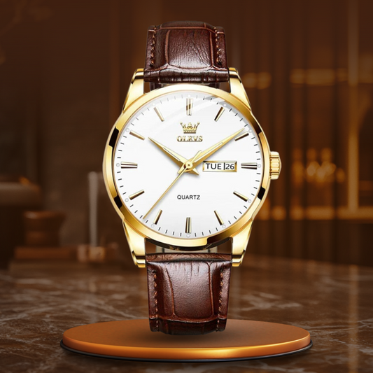 Luxurious Business Leather Watch