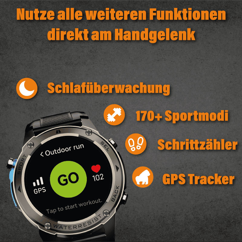 Odin Steelgear - GPS Smartwatch
