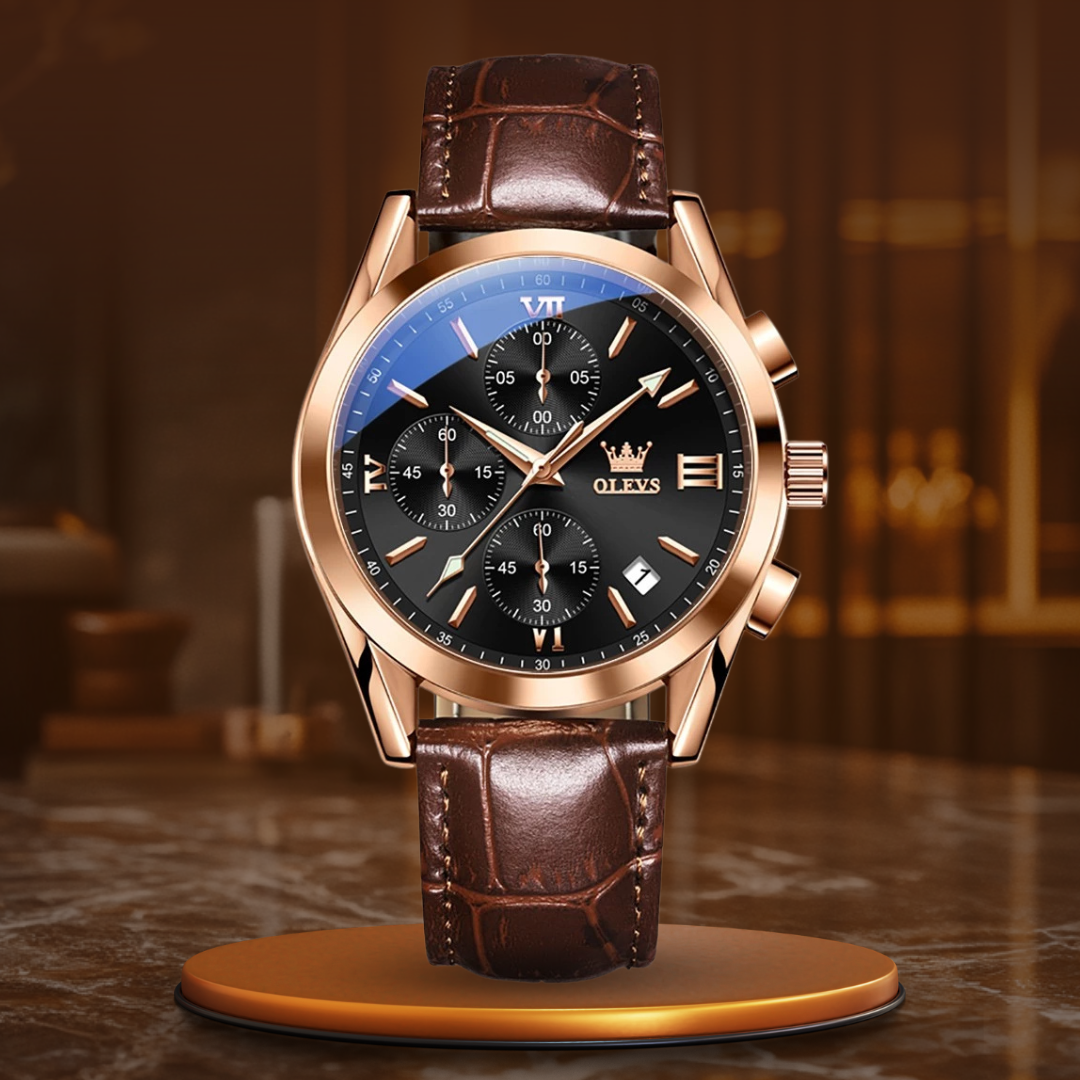 Luminous Quartz Chronograph Watch