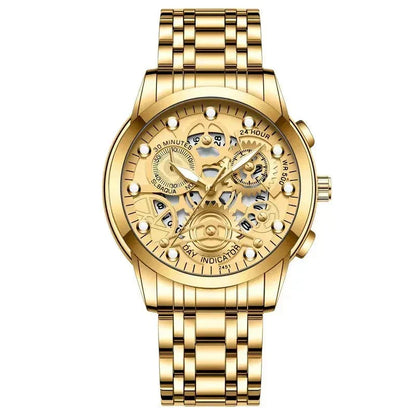 LIGE - Stylish Revolver Watch