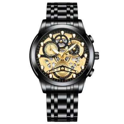 LIGE - Stylish Revolver Watch