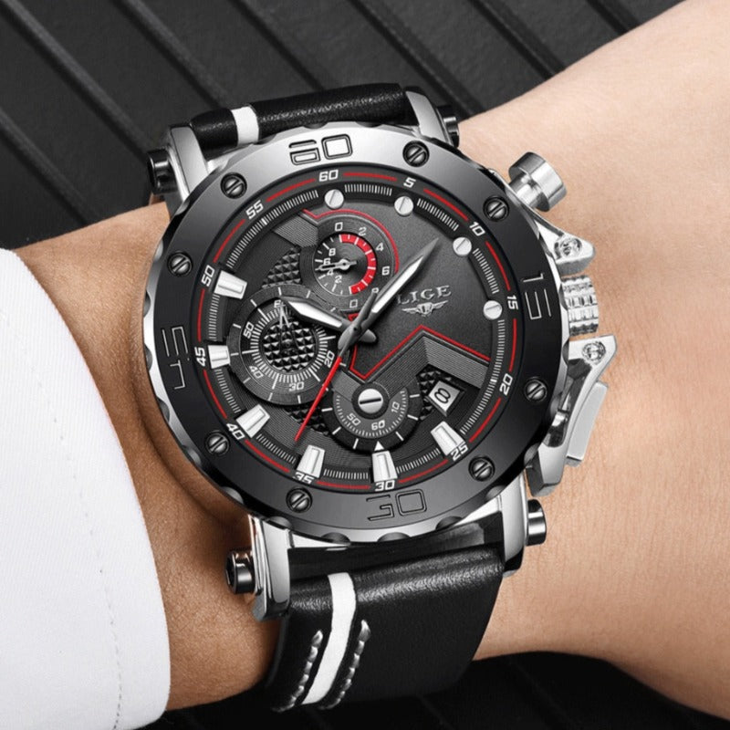 LIGE - Premium Sport Steel Watch