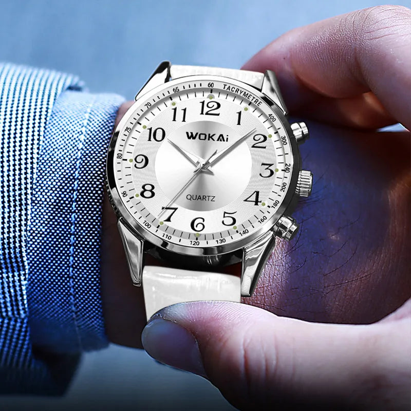 Casual Sports Watch in White