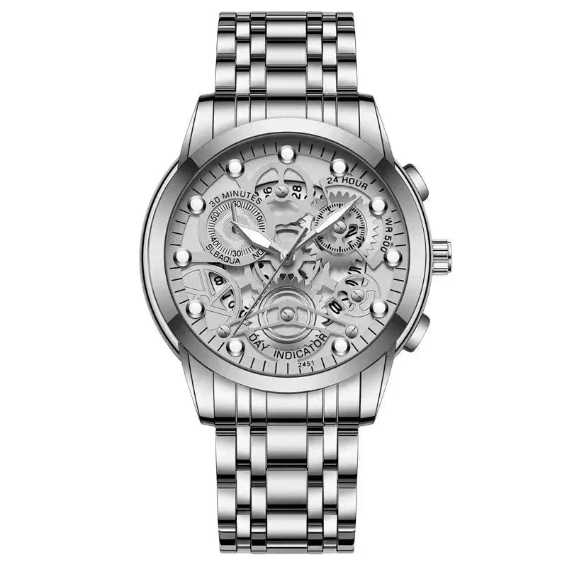 LIGE - Stylish Revolver Watch