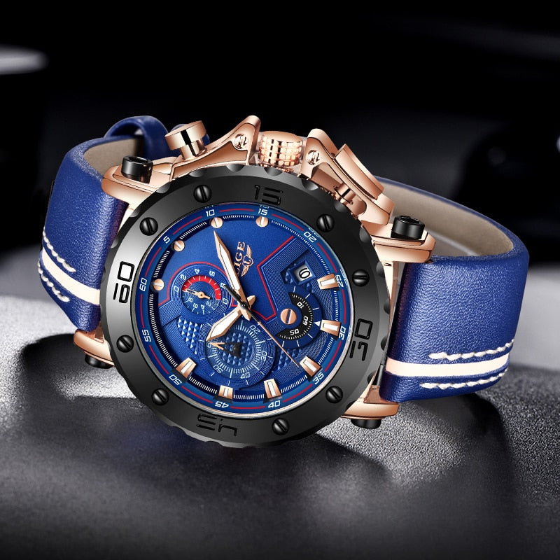 LIGE - Premium Sport Steel Watch