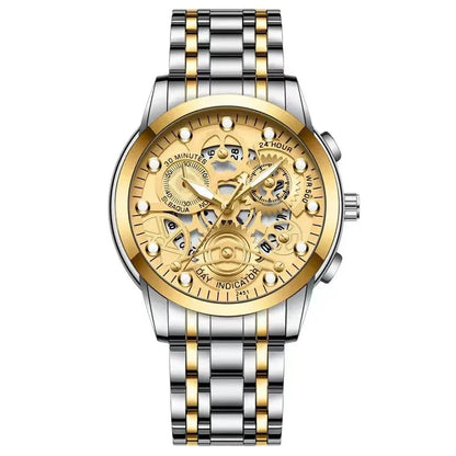 LIGE - Stylish Revolver Watch
