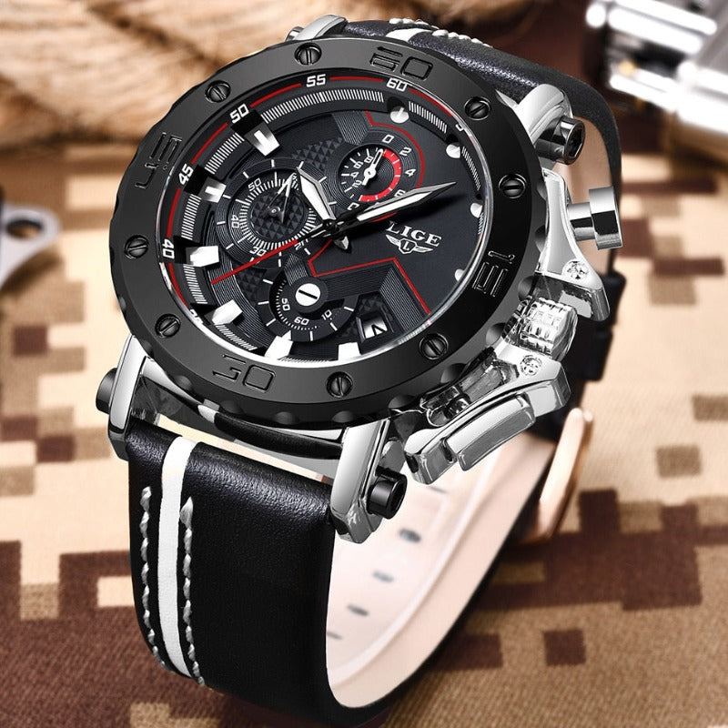 LIGE - Premium Sport Steel Watch