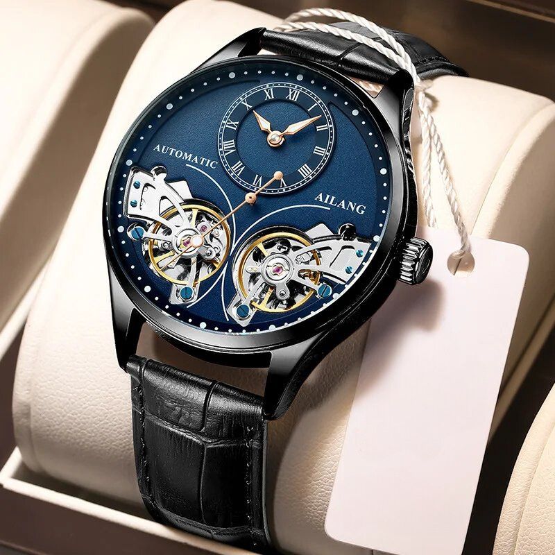 Double Tourbillon Illuminated Mechanical Watch