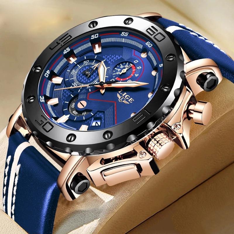 LIGE - Premium Sport Steel Watch