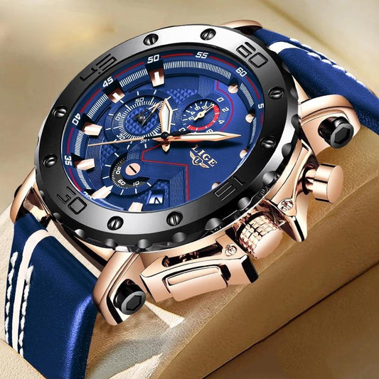 LIGE - Premium Sport Steel Watch