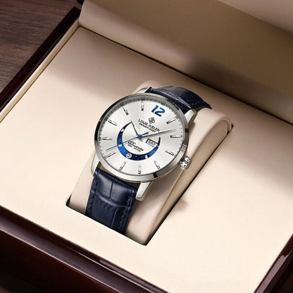 Elegant glowing moon phase clock