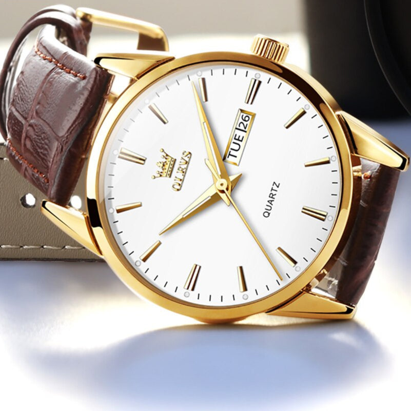 Luxurious Business Leather Watch
