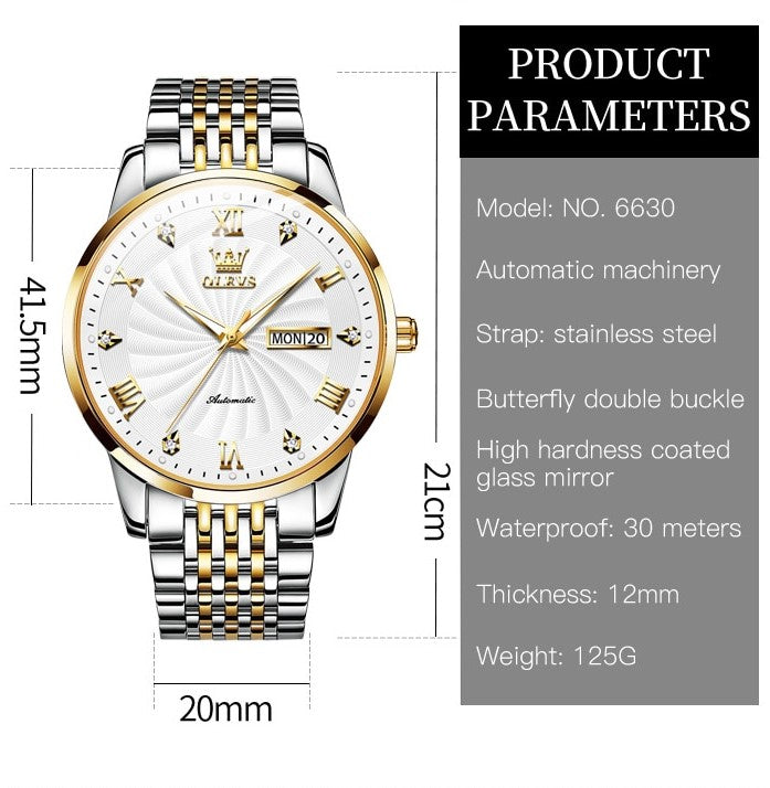 OLEVS - Classic Elegance in Mechanical Design