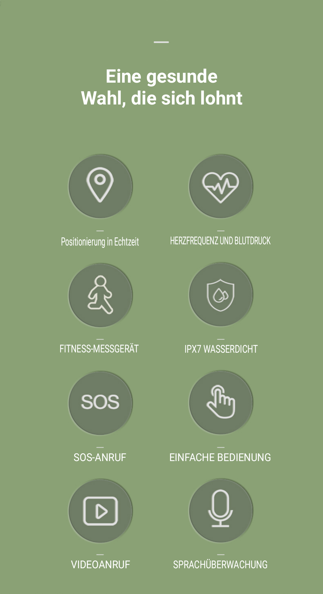 Kardena® CARE SOS 2 including fall detection & GPS